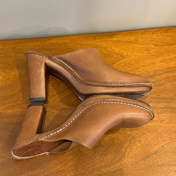 Donald J. Pliner Tan Leather Mules - Picture 5 of 10
